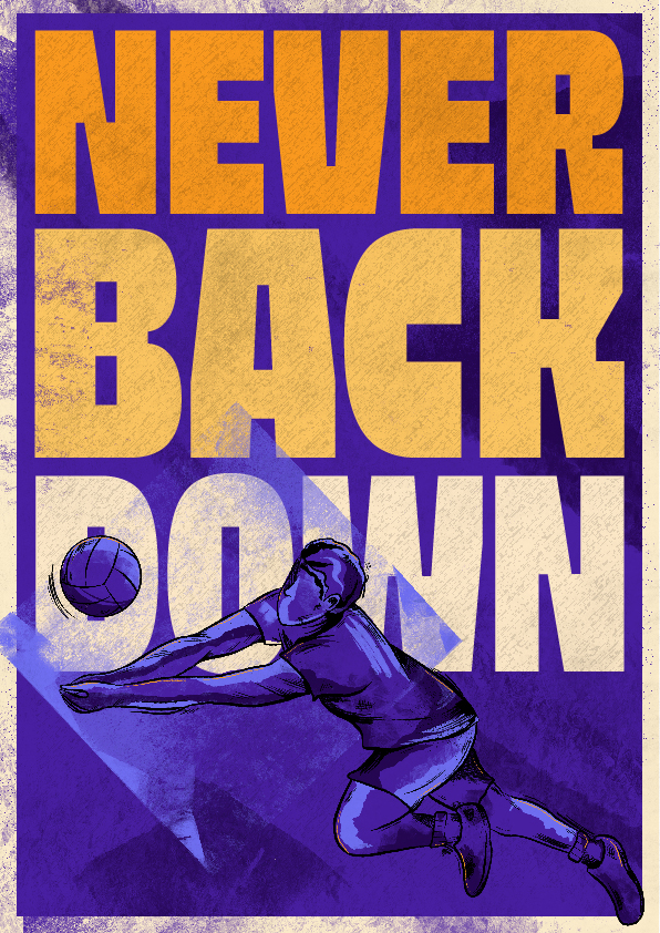 never back down poster